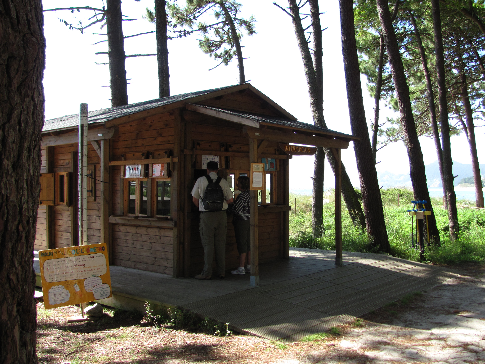 Cíes - Caseta de información