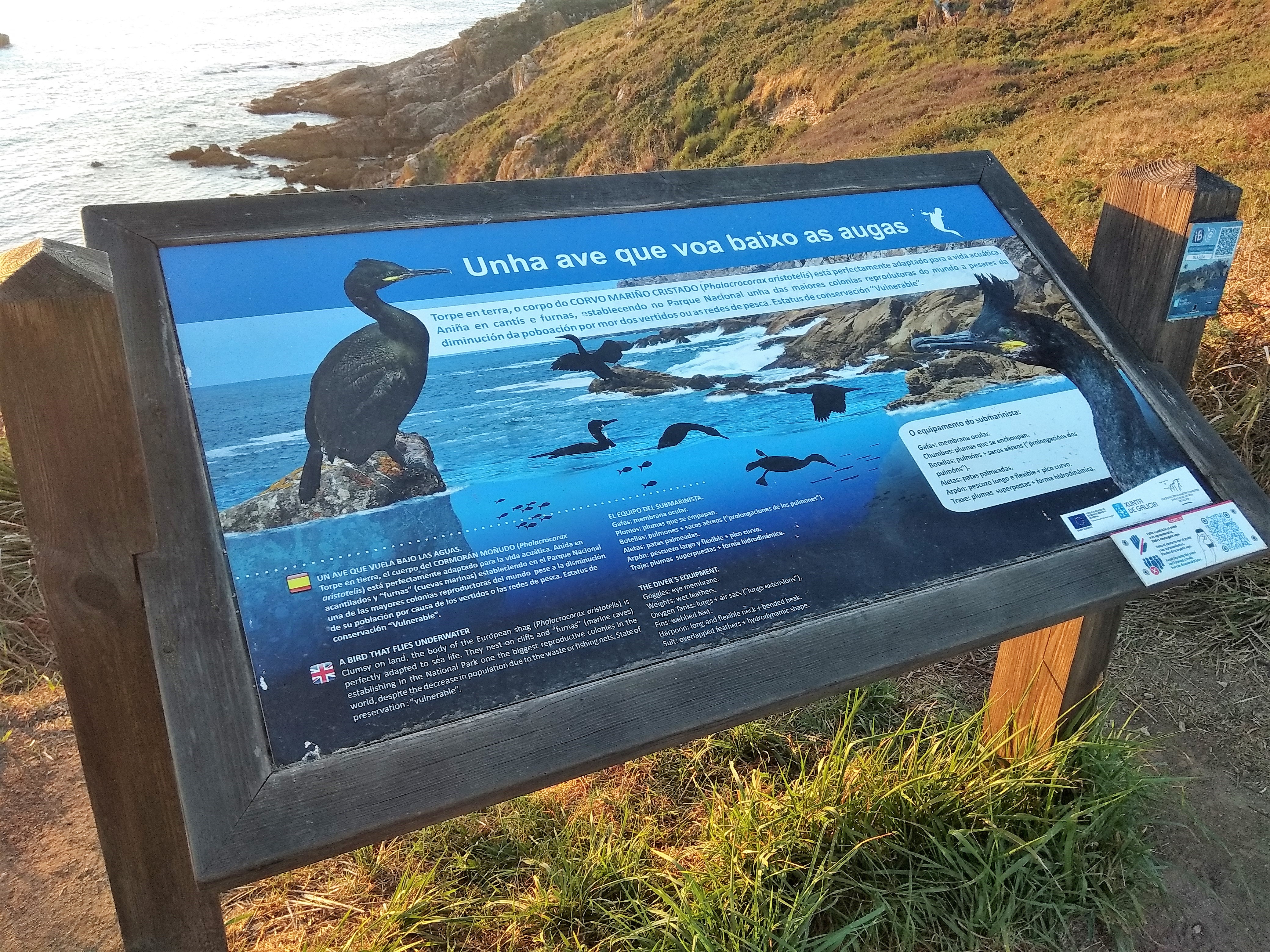 Cíes - Paneis informativos de visita