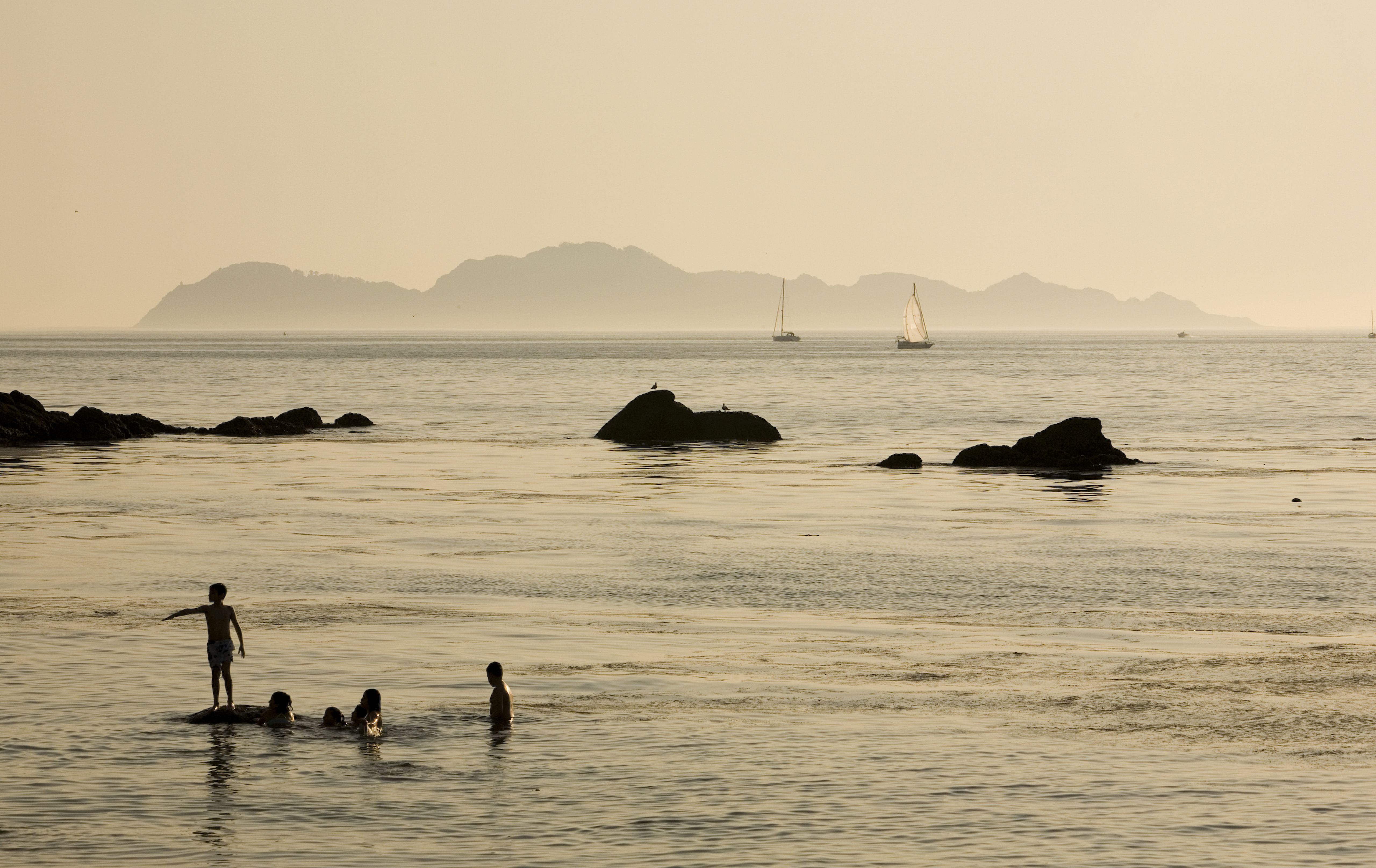 Imaxe de Cíes dende Vigo
