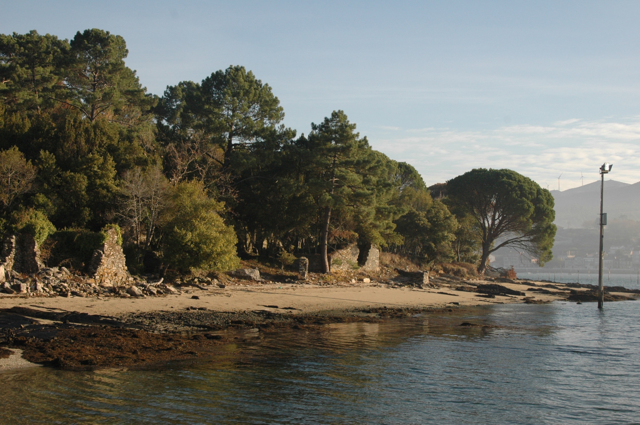 Cortegada borde litoral