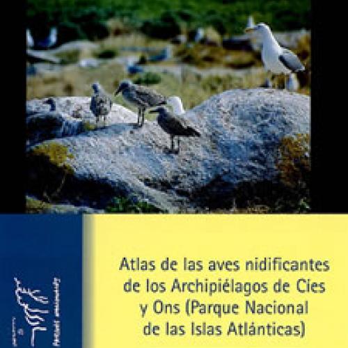 Portada do atlas das aves  nidificantes dos arquipelagos de Cies e Ons
