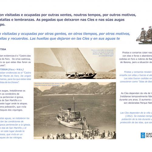 Cíes - Panel Historia