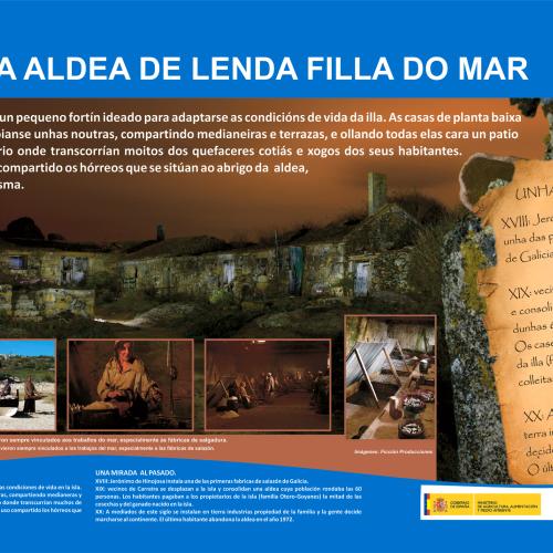 Sálvora - Panel Aldea