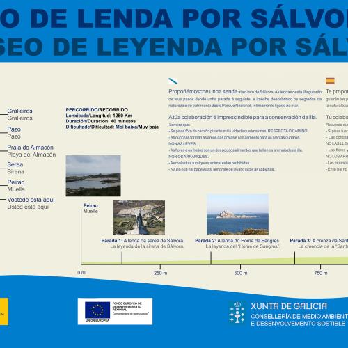 Sálvora - Panel Paseo de Lendas