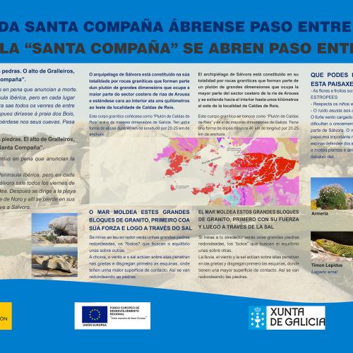 Sálvora - Panel Santa Compaña